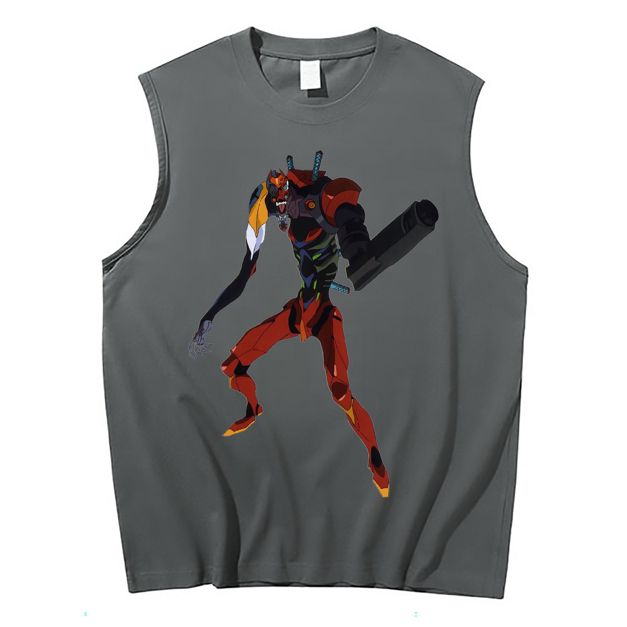 （画像用） EVA 新世紀エヴァンゲリオン コットン100％タンクトップ（フロントプリント）
